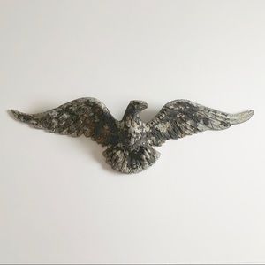 Vintage Cast Metal American Eagle Plaque